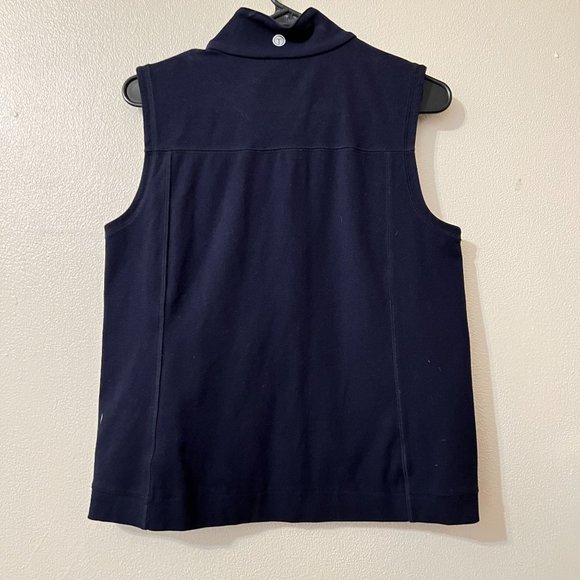 Talbots womens athletic vest , navy blue, size Mp - Picture 4 of 12